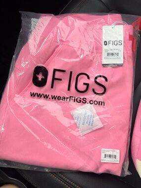 FIGS Sunrise Pink Isabel pant